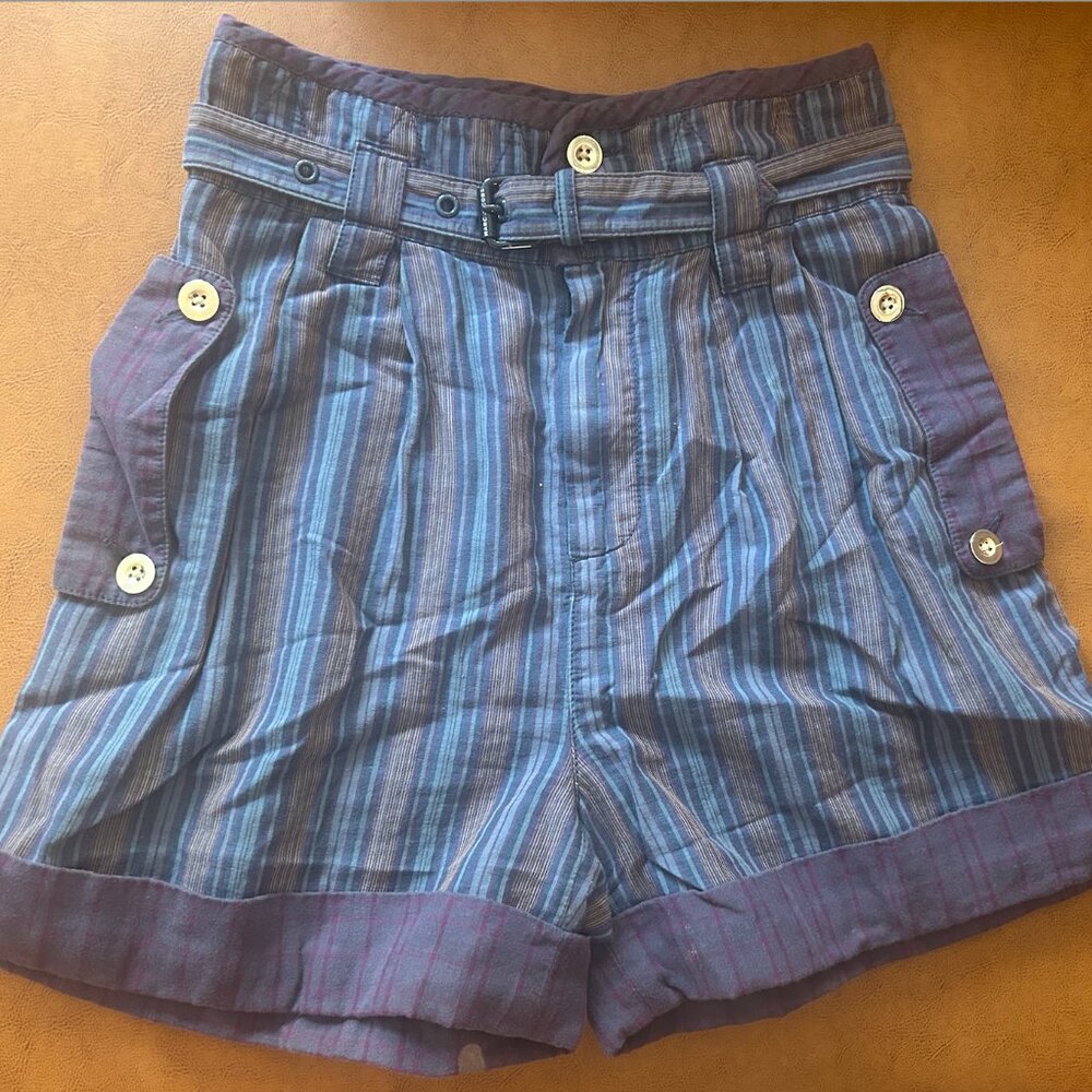 NWOT - Marc Jacobs - Vintage High Waisted Belted Shorts - 0